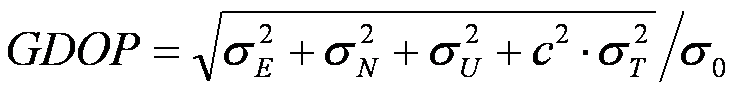 GDOP Equation