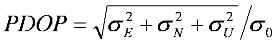 PDOP Equation